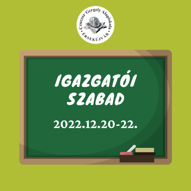 Tájékoztató | Czuczor Gergely Alapiskola
